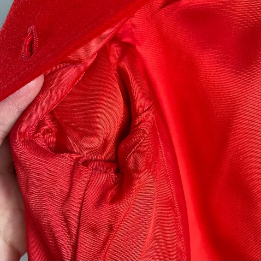 VTG Pendleton Blazer Cropped Jacket || Red - Picture 7 of 16